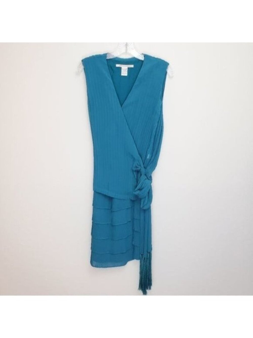 Vintage Diane von Furstenberg Solenn pleated dress